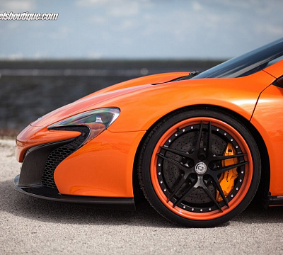 Фото дисков HRE S107 на McLaren 650S