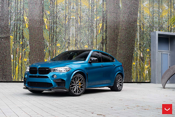 Фото дисков Vossen HF-2 Алмазная проточка на BMW X6/X6 M (F16/F86)