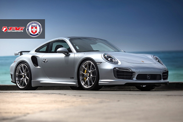 Фото дисков HRE P101 Глянцевый темный лак на Porsche 911 VII