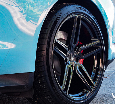 Фото дисков Vossen HF-1 на Porsche Taycan I