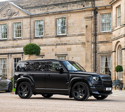 Фото дисков Kahn Mondial Retro RS на Land Rover Defender II