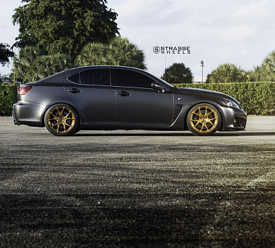 Фото дисков Strasse Wheels SM5R Deep Concave Monoblock на Lexus IS II