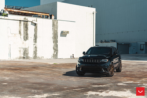 Фото дисков Vossen HF-3 Сатиновая бронза на Jeep Grand Cherokee IV