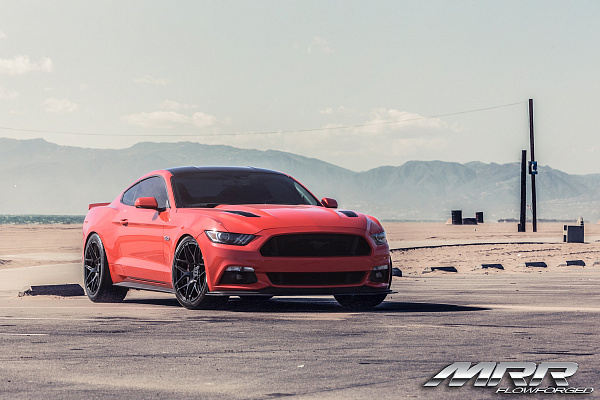 Фото дисков MRR FS01 Черный глянец на Ford Mustang VI