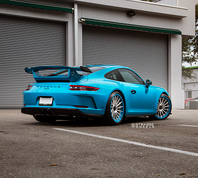 Фото дисков Strasse Wheels SV15T Deep Concave FS на Porsche 911 VII