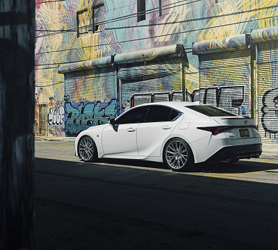 Фото дисков Vossen HF-4T на Lexus IS III