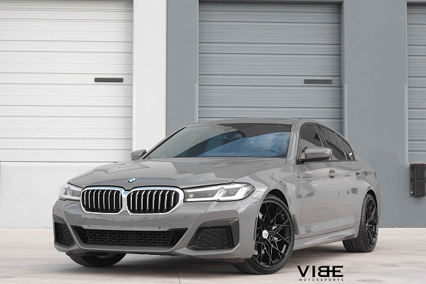 Фото дисков HRE FF10 Черный сатин на BMW 5/M5 (G30/F90)