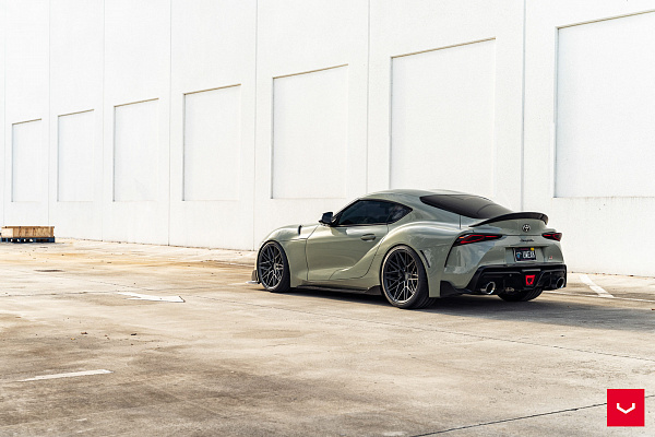 Фото дисков Vossen HF-7 Черный сатин на Toyota Supra A90