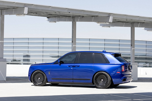 Фото дисков HRE 935 Черный сатин на Rolls-Royce Cullinan