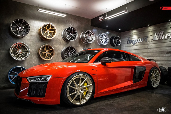 Фото дисков Anrky AN23 Сатиновая шампань на Audi R8 (4S)
