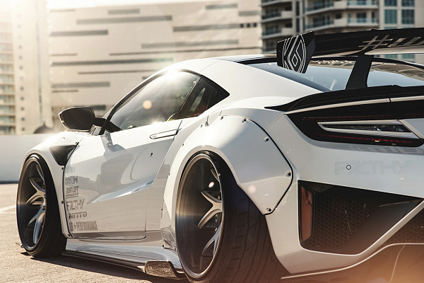 Фото дисков Savini SV67 Сатиновый темный лак на Acura NSX II