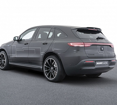 Фото дисков BRABUS Monoblock Z (Platinum Edition) на Mercedes-Benz EQC