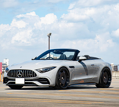 Фото дисков HRE 544C на Mercedes-Benz SL (R232)
