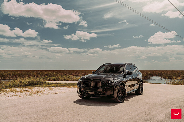 Фото дисков Vossen HF-8 Черный сатин на BMW X5/X5 M (G05/G18/F95)
