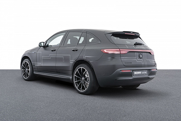 Фото дисков BRABUS Monoblock Z (Platinum Edition) Черный глянец на Mercedes-Benz EQC