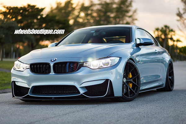 Фото дисков HRE P101 Черный сатин на BMW 4/M4 (F32/F82)