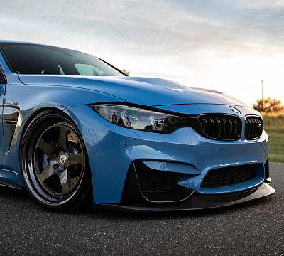 Фото дисков HRE 305 на BMW 3/M3 (F3x/F80)