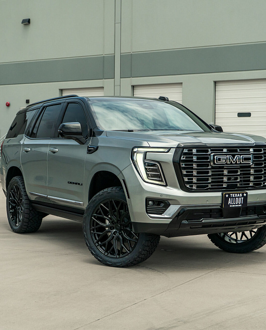 Фото дисков HF6-3 Черный сатин на GMC Yukon V