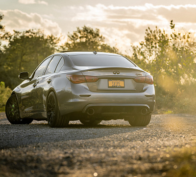Фото дисков Vossen HF-2 на Infiniti Q50