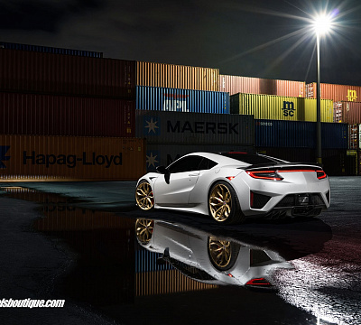 Фото дисков HRE P201 на Acura NSX II