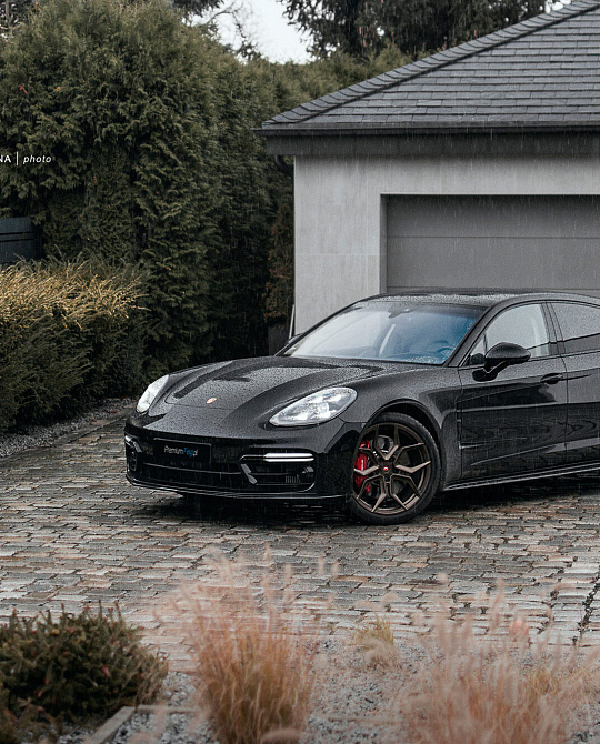 Фото дисков EVO-3 Сатиновая бронза на Porsche Panamera II