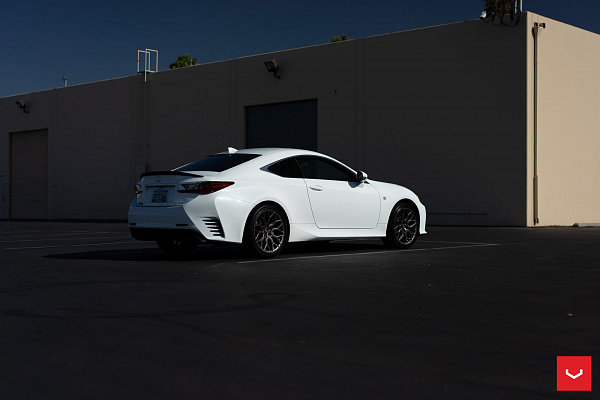 Фото дисков Vossen HF-2 Сатиновый графит на Lexus RC
