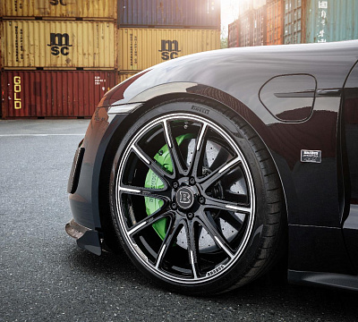 Фото дисков BRABUS Monoblock Z (Platinum Edition) на Porsche Taycan I