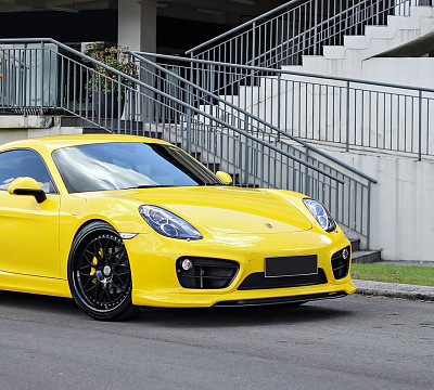 Фото дисков HRE 300 на Porsche Cayman II