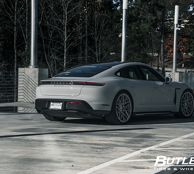 Фото дисков Vossen EVO-5R на Porsche Taycan I