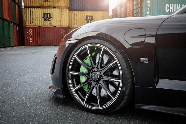 Фото дисков BRABUS Monoblock Z (Platinum Edition) Черный глянец на Porsche Taycan I