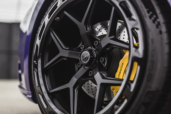 Фото дисков Brixton Forged PF7 Aerotech Черный сатин на Porsche 911 VIII
