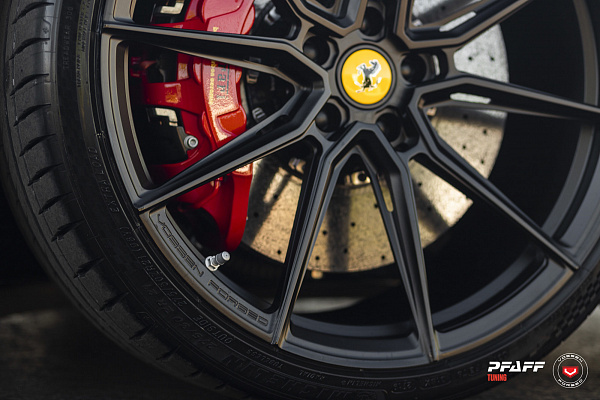 Фото дисков Vossen EVO-2R Черный сатин на Ferrari F12