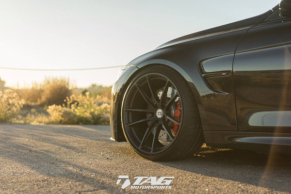 Фото дисков HRE P104 Черный сатин на BMW 3/M3 (F3x/F80)