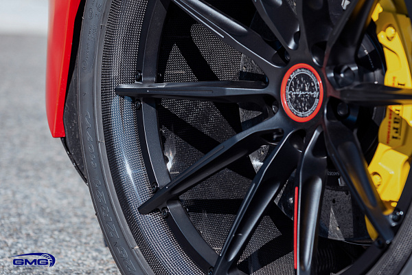 Фото дисков Brixton Forged R11-R Черный сатин на Ferrari F8