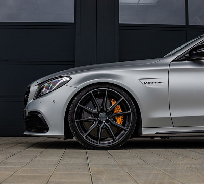 Фото дисков Vossen HF-3 на Mercedes-Benz C-Class (W205)