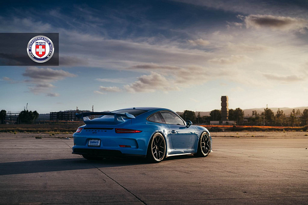 Фото дисков HRE R101 Черный сатин на Porsche 911 VII