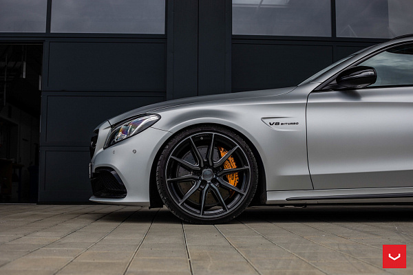 Фото дисков Vossen HF-3 Глянцевый темный лак на Mercedes-Benz C-Class (W205)