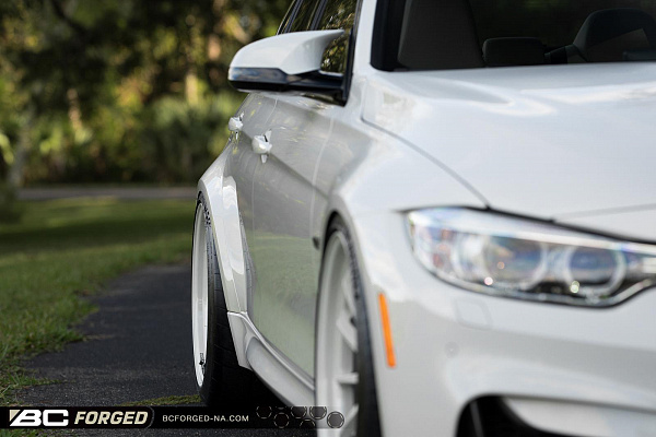 Фото дисков BC Forged TD01 Белый глянец на BMW 3/M3 (F3x/F80)