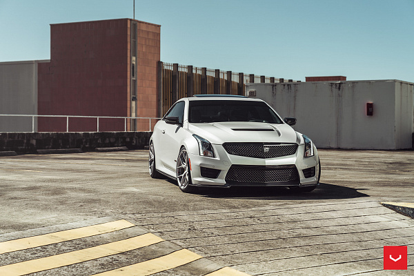 Фото дисков Vossen HF-5 Серебро на Cadillac ATS