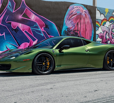 Фото дисков Anrky AN17 на Ferrari 458