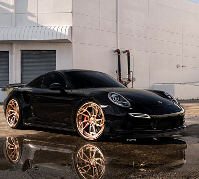 Фото дисков Strasse Wheels SB1 Deep Concave FS на Porsche 911 VII