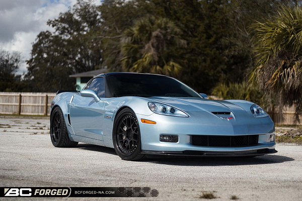 Фото дисков BC Forged LE72 // MLE72 Черный матовый на Chevrolet Corvette C6
