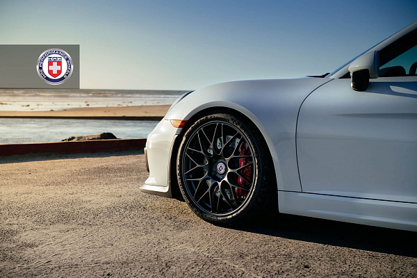 Фото дисков HRE RC100 Черный сатин на Porsche Cayman II