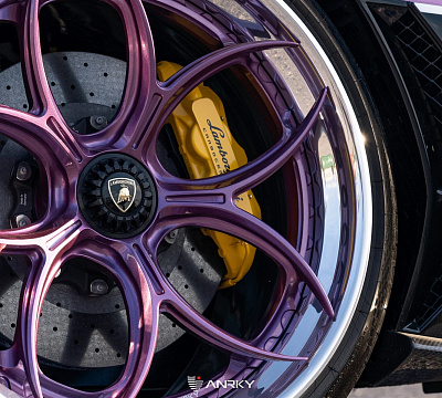 Фото дисков Anrky S3-X0 на Lamborghini Aventador