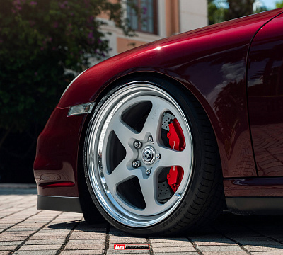 Фото дисков HRE 527 на Porsche 911 VI