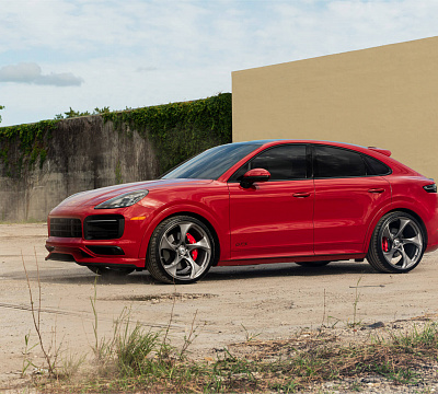 Фото дисков HRE 522M на Porsche Cayenne III