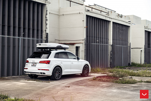 Фото дисков Vossen HF-2 Сатиновый графит на Audi Q5 (FY)