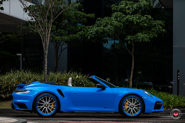 Фото дисков Vossen M-X4T (3-Piece) Глянцевый тонированный лак на Porsche 911 VIII