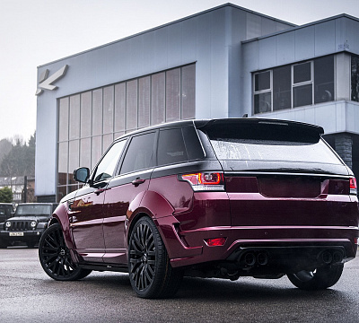 Фото дисков Kahn RS-2 на Range Rover Sport II
