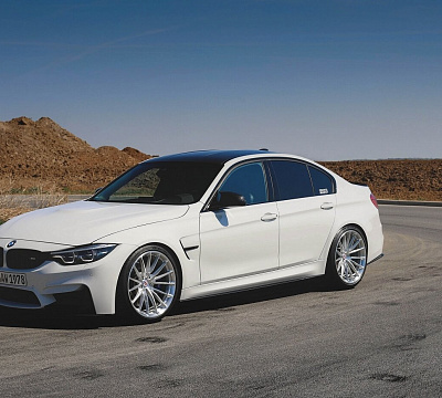 Фото дисков HRE P103 на BMW 3/M3 (F3x/F80)